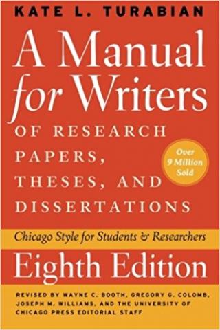 a manual for writers of research papers theses and dissertations